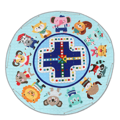 Tapis de jeu pour bébé de 1,45 m, couverture rampante, grand tapis de rangement pour la maison, tapis de sol pour marmotte, tapis rampant pour bébé