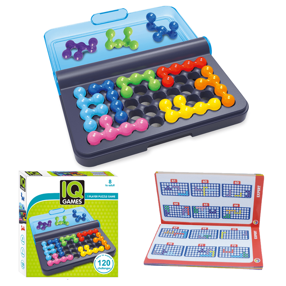 Bloques de construcción de pensamiento lógico en 3D, juego de viaje, cadena variada, botón, inteligencia, juego de mesa, rompecabezas de coeficiente intelectual, juguete educativo para niños, regalo