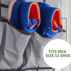 20 Grid Space-Saving Wall-Mounted Shoe Rack Cloth Multifunctional Clothes Storage Bag