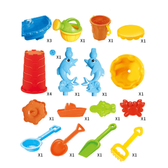 Ensemble d'outils de jeu de sable de plage d'été multi-styles 2 en 1 pour enfants, jeu de creusement d'eau, verre de sable, jouets pour enfants, cadeau parfait