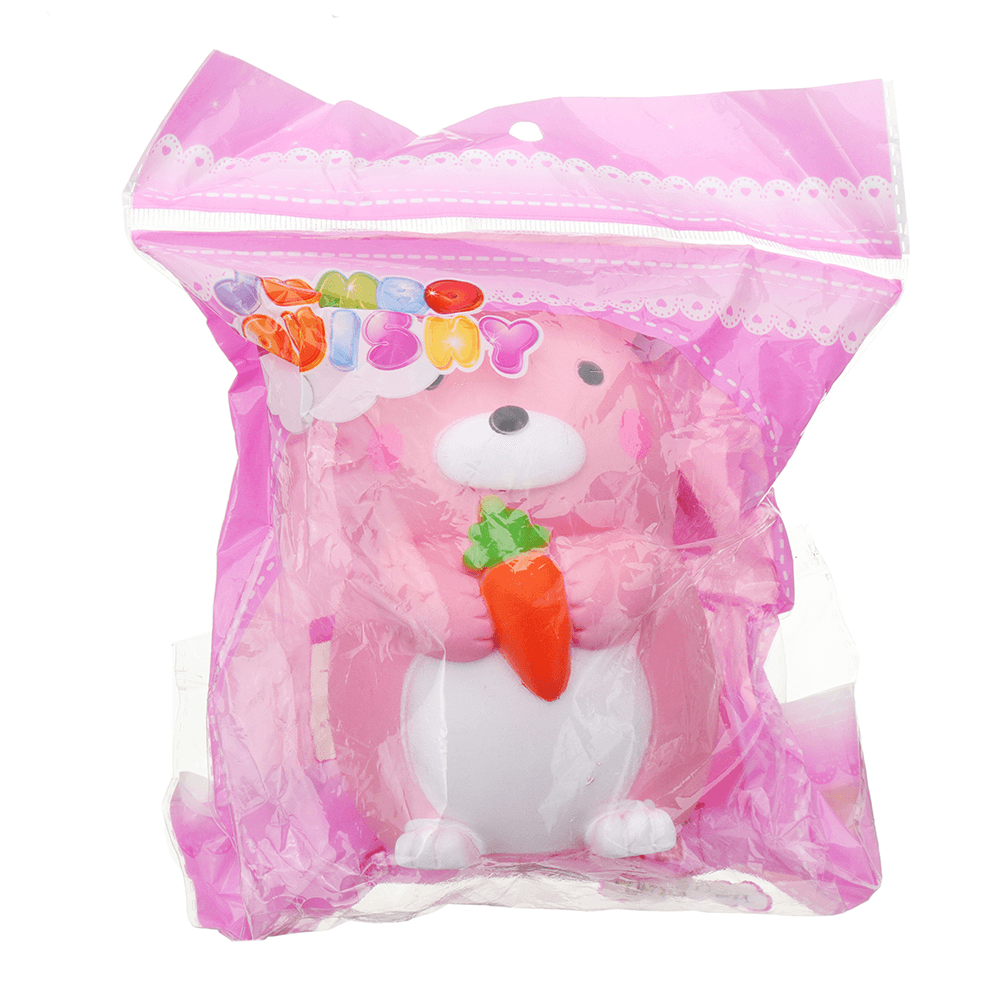 Carrot Rabbit Squishy 9*12.5Cm Slow Rising with Packaging Collection Gift Soft Toy