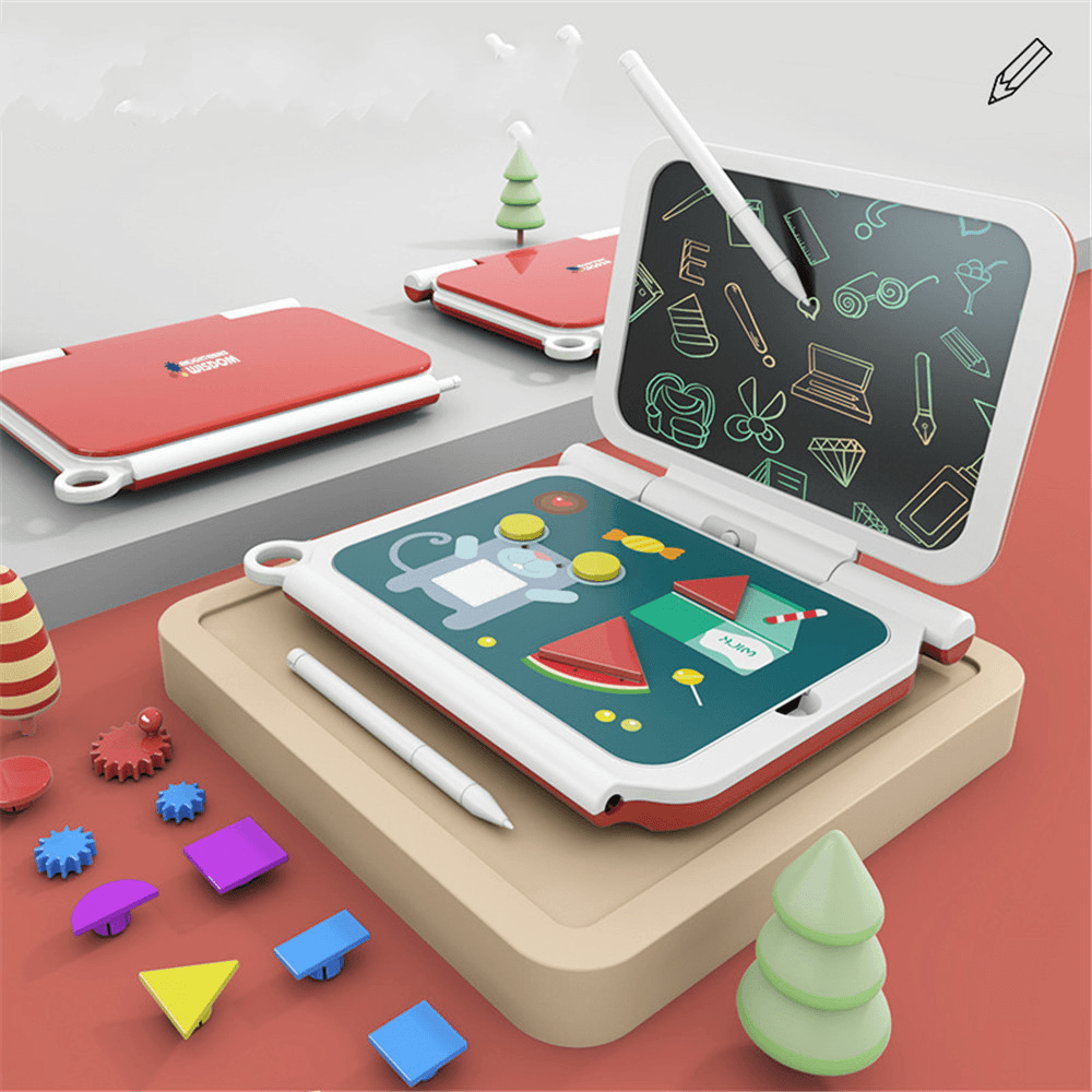 2-In-1 DIY LCD Drawing Board Multi-Function Plug-In Tablet Hand Writing Board 270 Degrees Foldable Children'S Toy