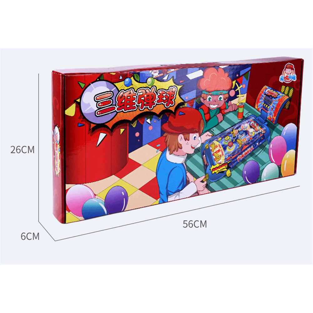 Creative Children'S Three-Dimensional Pinball Machine Puzzle Table Game Two-Person Battle Toy