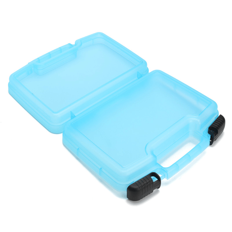 1 caja de almacenamiento de plástico para mascotas con forma de dedo, portátil, para viaje, equipaje, novedades, juguetes, organizador, herramientas