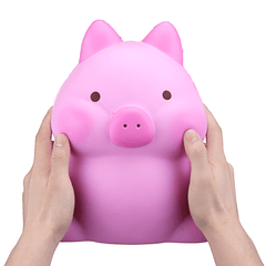 Squishy géant en forme de cochon rose Kawaii de 26 cm, jouet mignon et parfumé à rebond lent