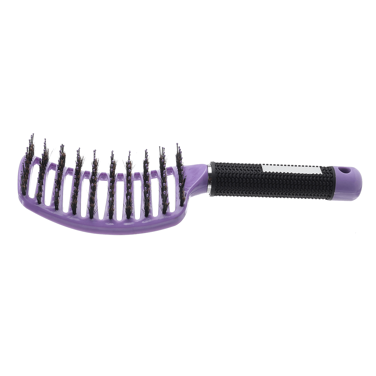 Peigne de massage du cuir chevelu en poils de nylon, brosse à cheveux bouclés, antistatique, rangée incurvée, outils de coiffure