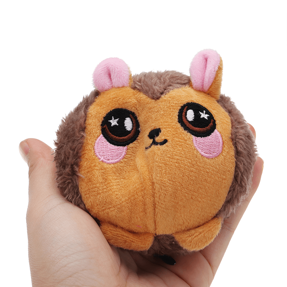 3.5" Squishamals Foamed Stuffed Hedgehog Squishimal Toy Slow Rising Plush Squishy Toy Pendant