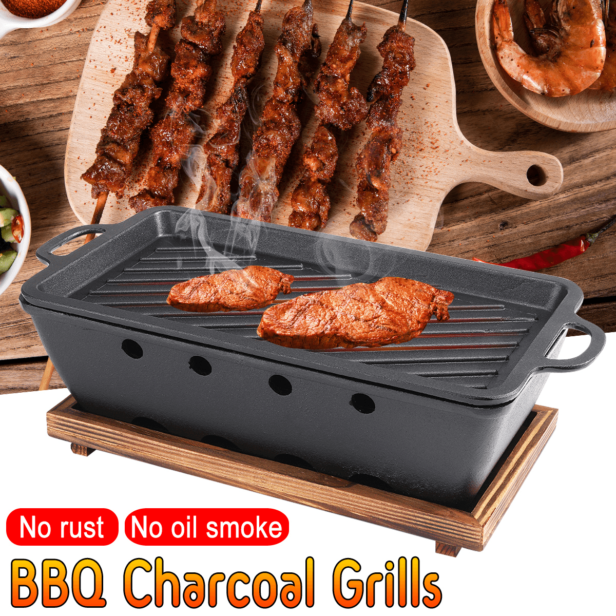 36*13*20CM Outdoor Mini BBQ Charcoal Grill Barbecue Kits for Garden Yard Party