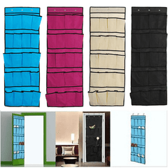 20 Grid Space-Saving Wall-Mounted Shoe Rack Cloth Multifunctional Clothes Storage Bag