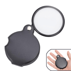 5 Times Magnifying Glass HD Lens Handheld Folding Portable Reading Glasses