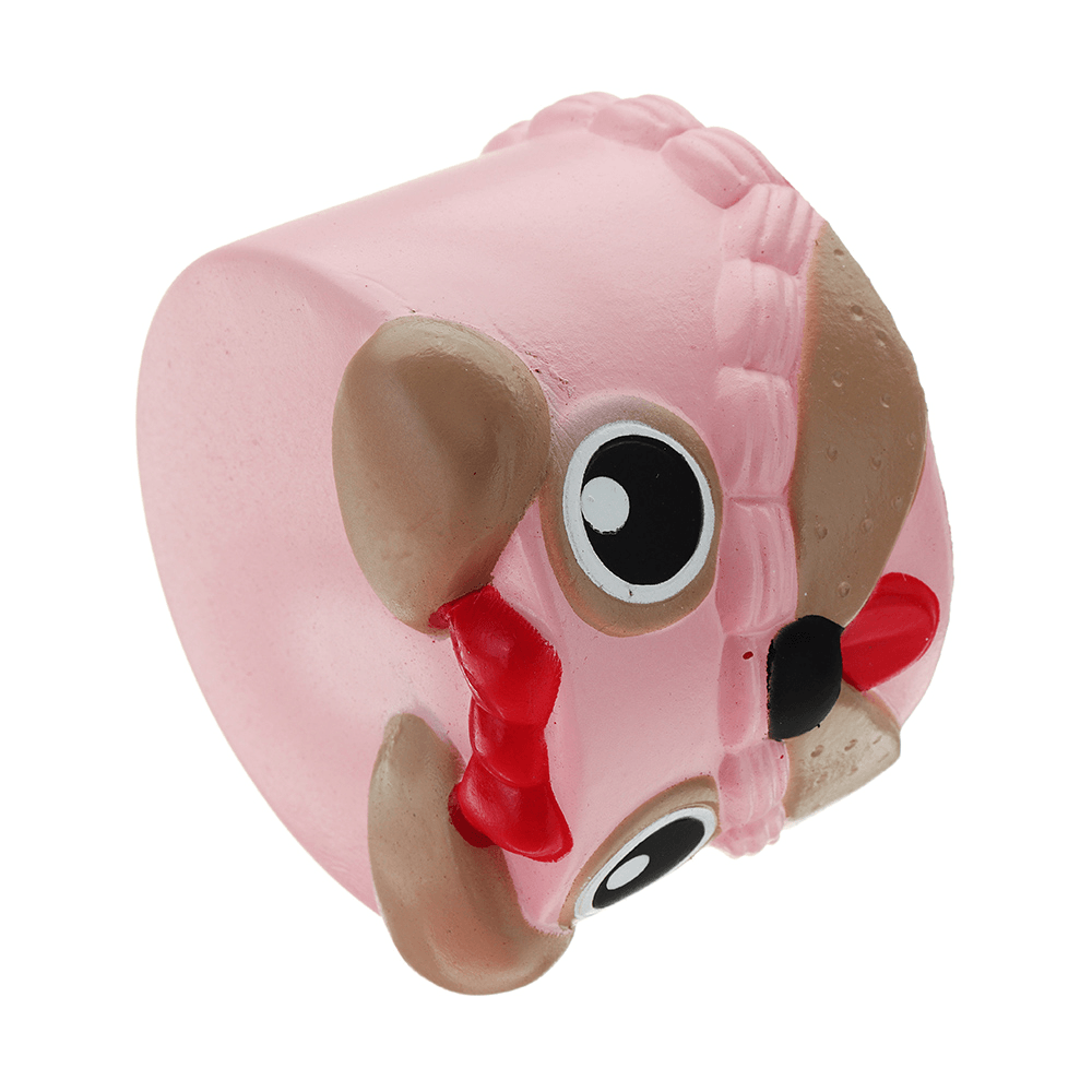 Dog Head Squishy 9*6CM Slow Rising with Packaging Collection Gift Soft Toy