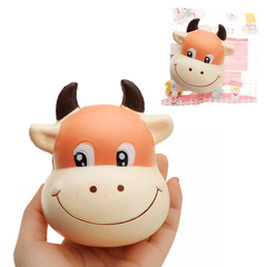 Bull Head Squishy 10*8Cm Slow Rising with Packaging Collection Gift Soft Toy