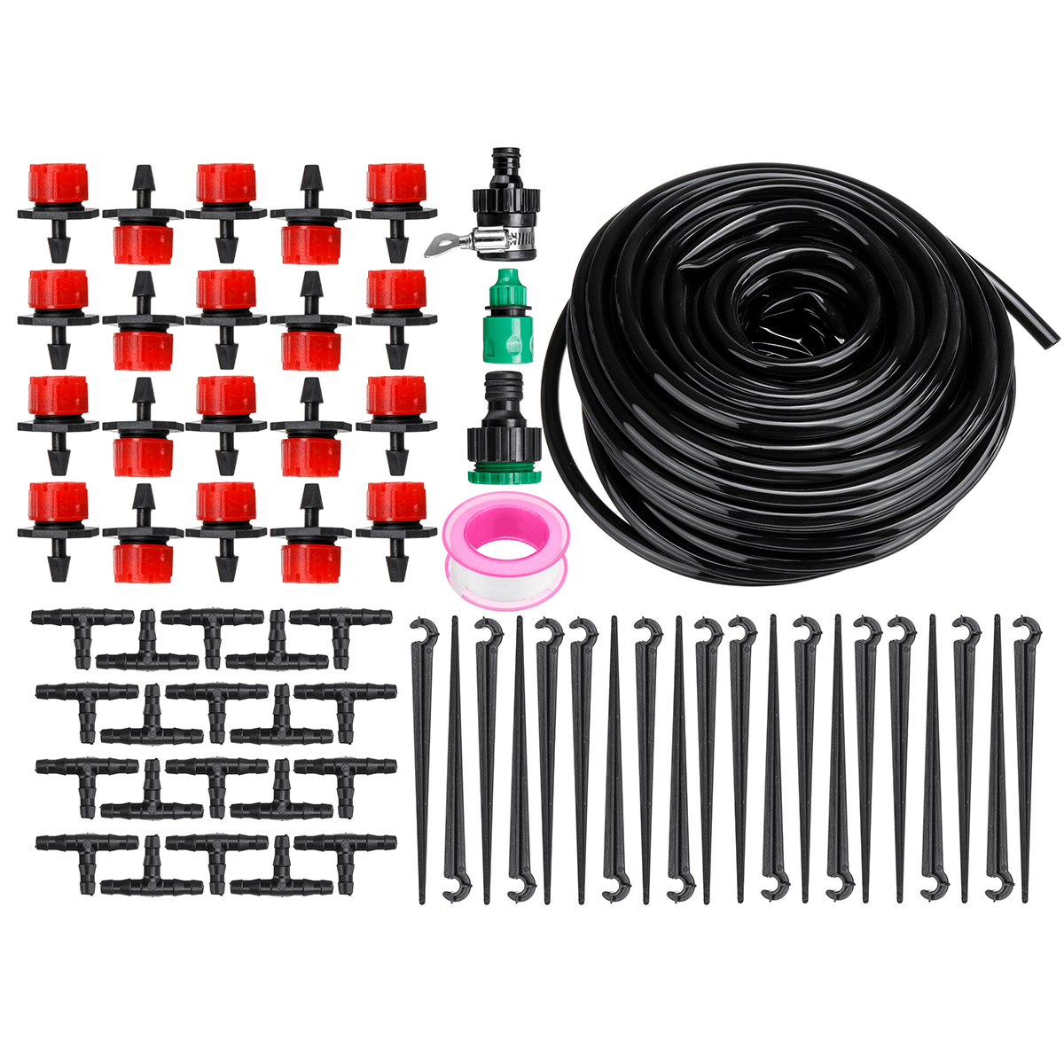 15/20/25/30M DIY Irrigation System Water Timer Auto Plant Watering Micro Drip Garden Watering Kits