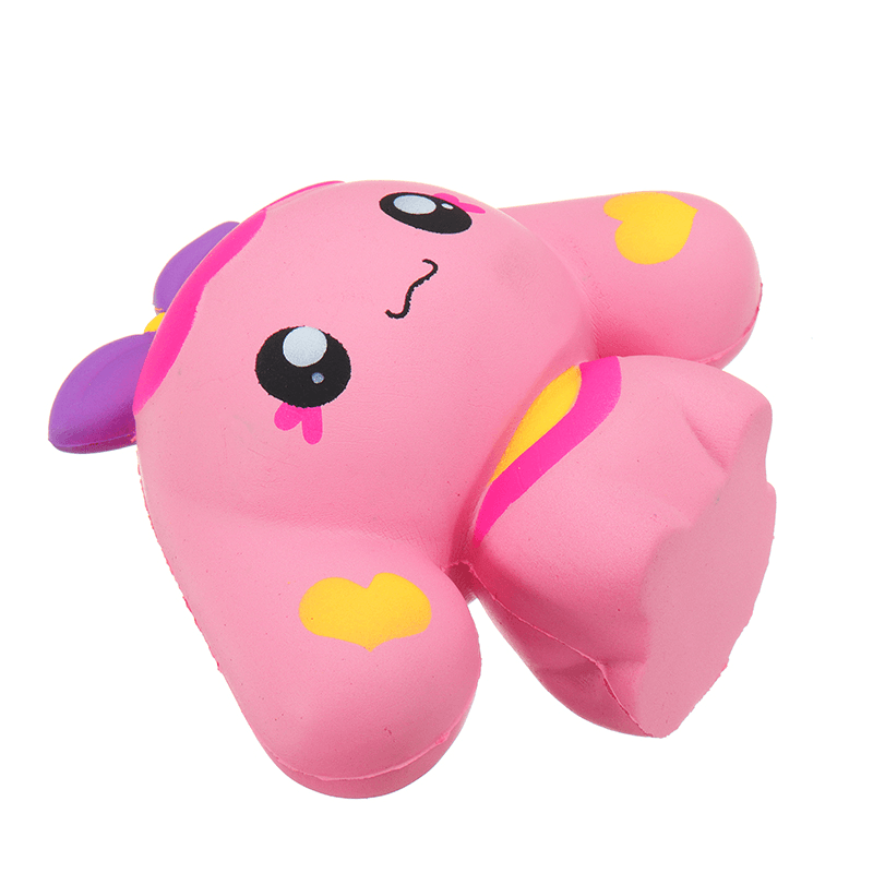 Butterfly Dog Squishy 15*13CM Slow Rising with Packaging Collection Gift Soft Toy