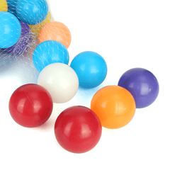 Lot de 100 balles de natation colorées en plastique souple pour bébé et enfant, 8 cm