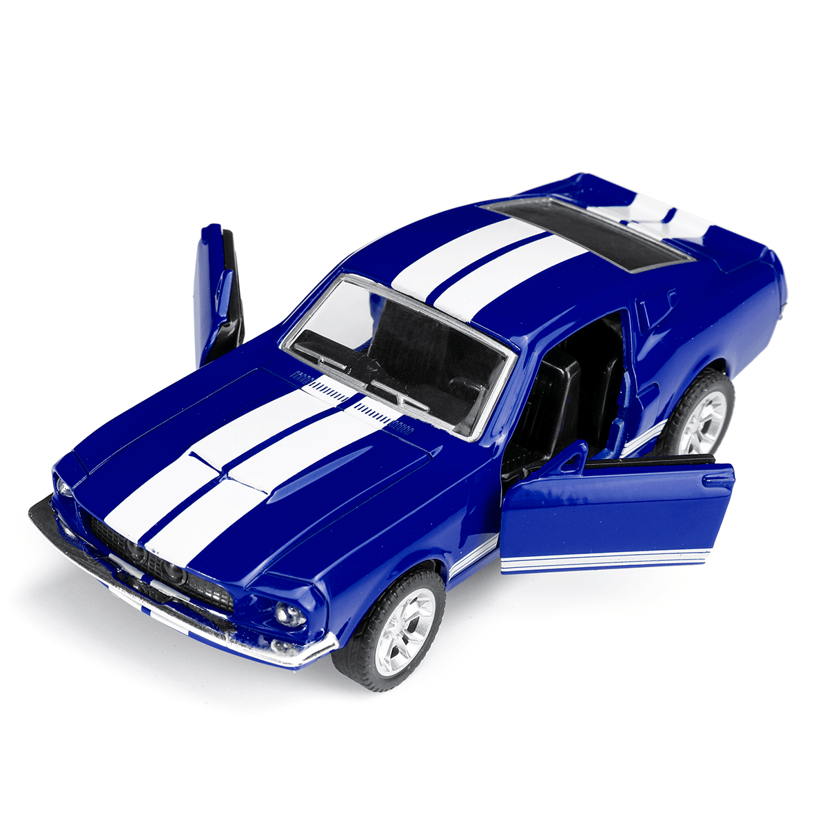 1:32 Alloy Fords Mustang GT 1967 GT500 Return Diecast Car Model Toy for Children Gift