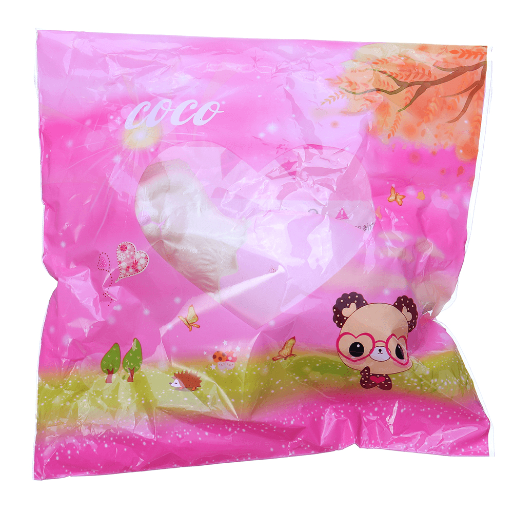 Œuf de lapin squishy de 13 cm avec sac fantaisie, jouet à presser, cadeau de Noël