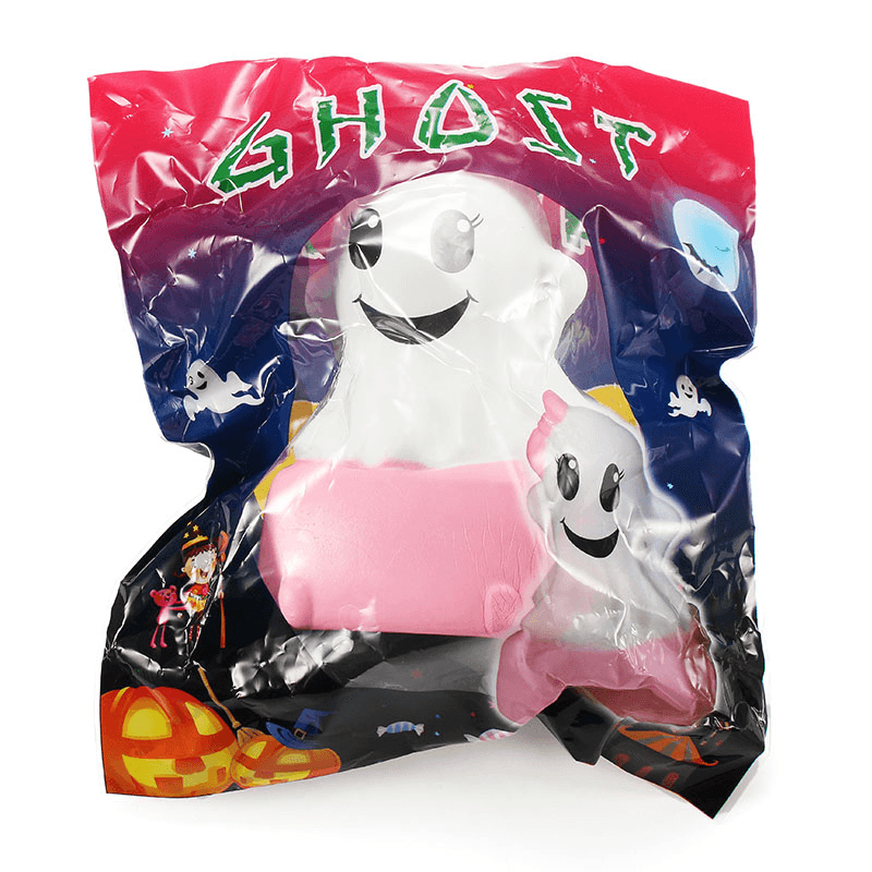 Connie Squishy Ghost Cake Humbo 12Cm Slow Rising with Packaging Halloween Decor Collection Gift Toy