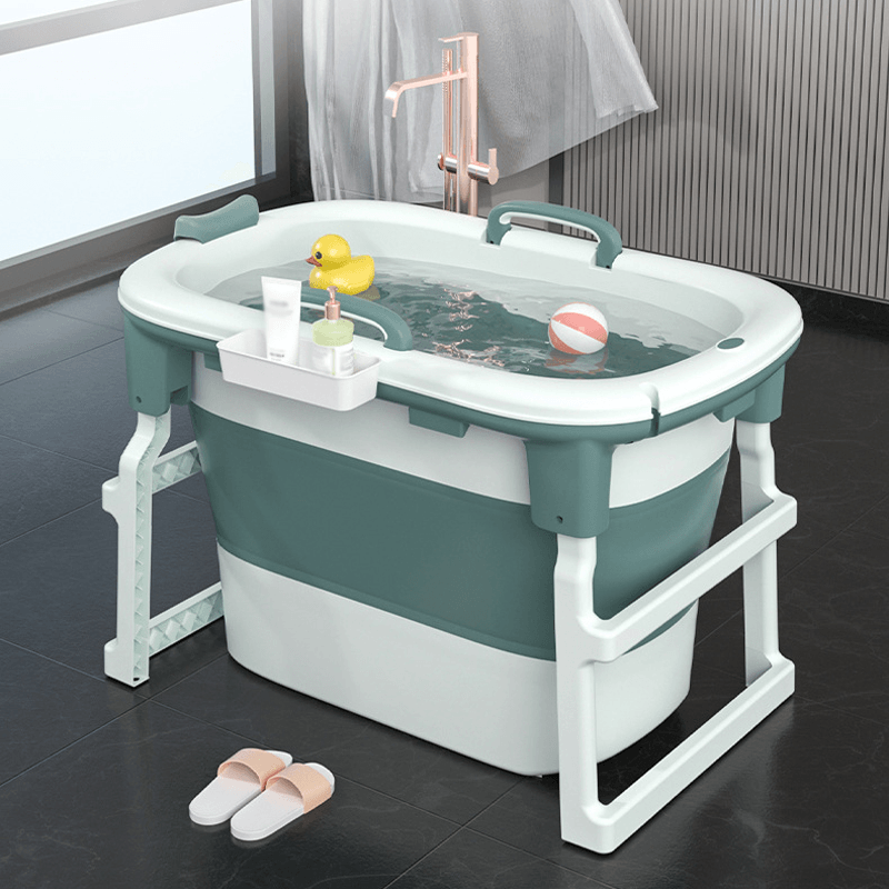 Baignoire pliante surélevée 103 x 65 x 25,5 cm pour adulte et enfant