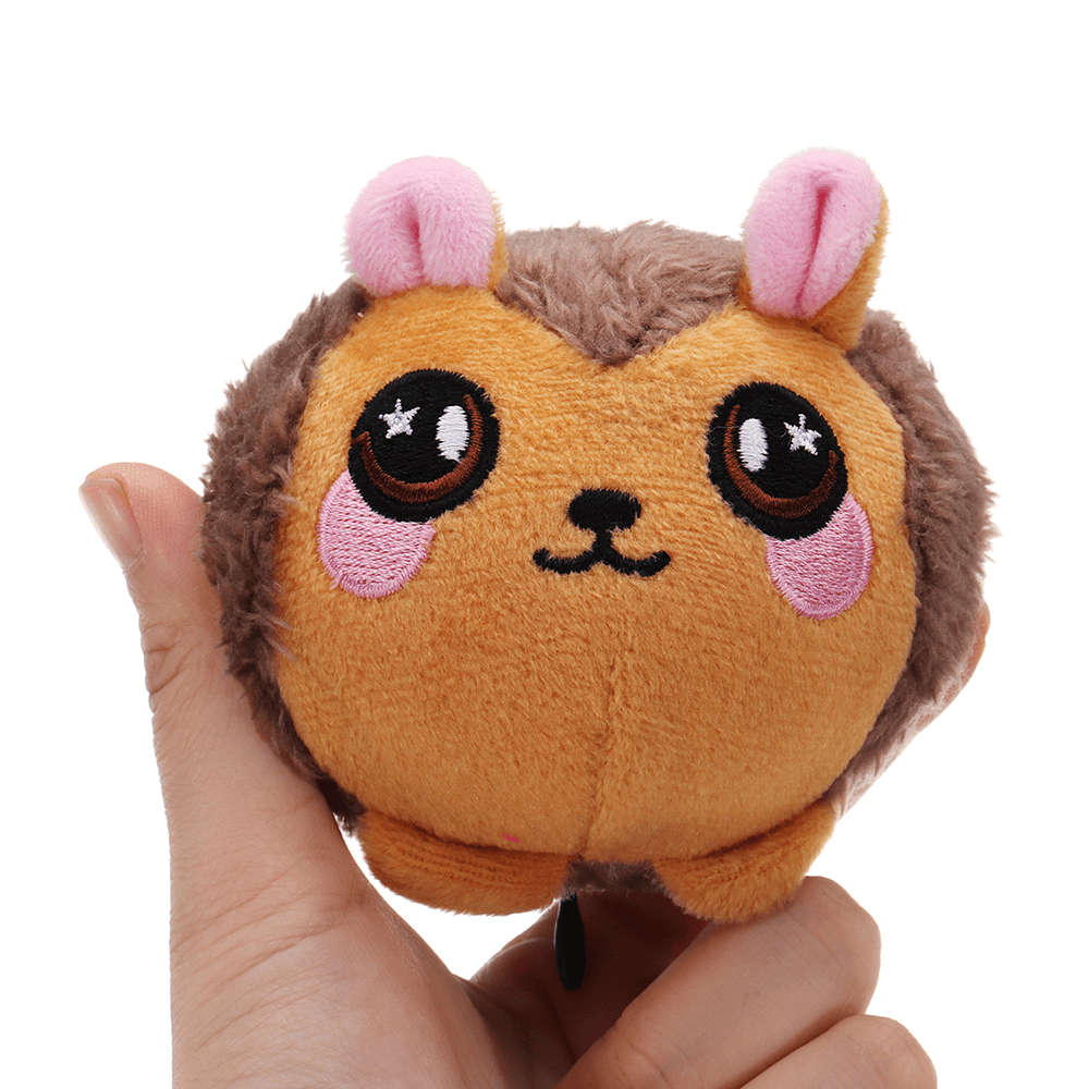 3.5" Squishamals Foamed Stuffed Hedgehog Squishimal Toy Slow Rising Plush Squishy Toy Pendant