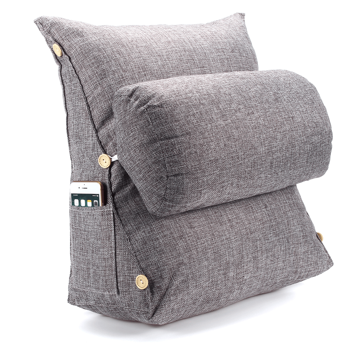 Adjustable Back Cushion Back Pillow Backrest Neck Support Sofa Bed Office