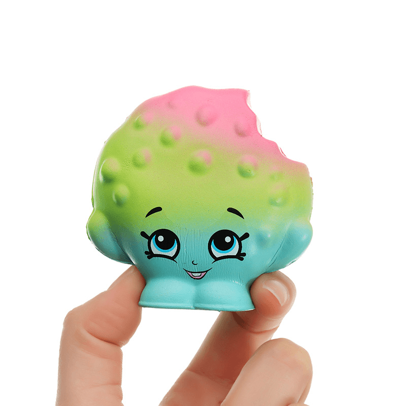 2Pcs Bite a Cookie Squishy 6.5*3.5Cm Squishy Slow Rising Soft Collection Gift Decor Toy