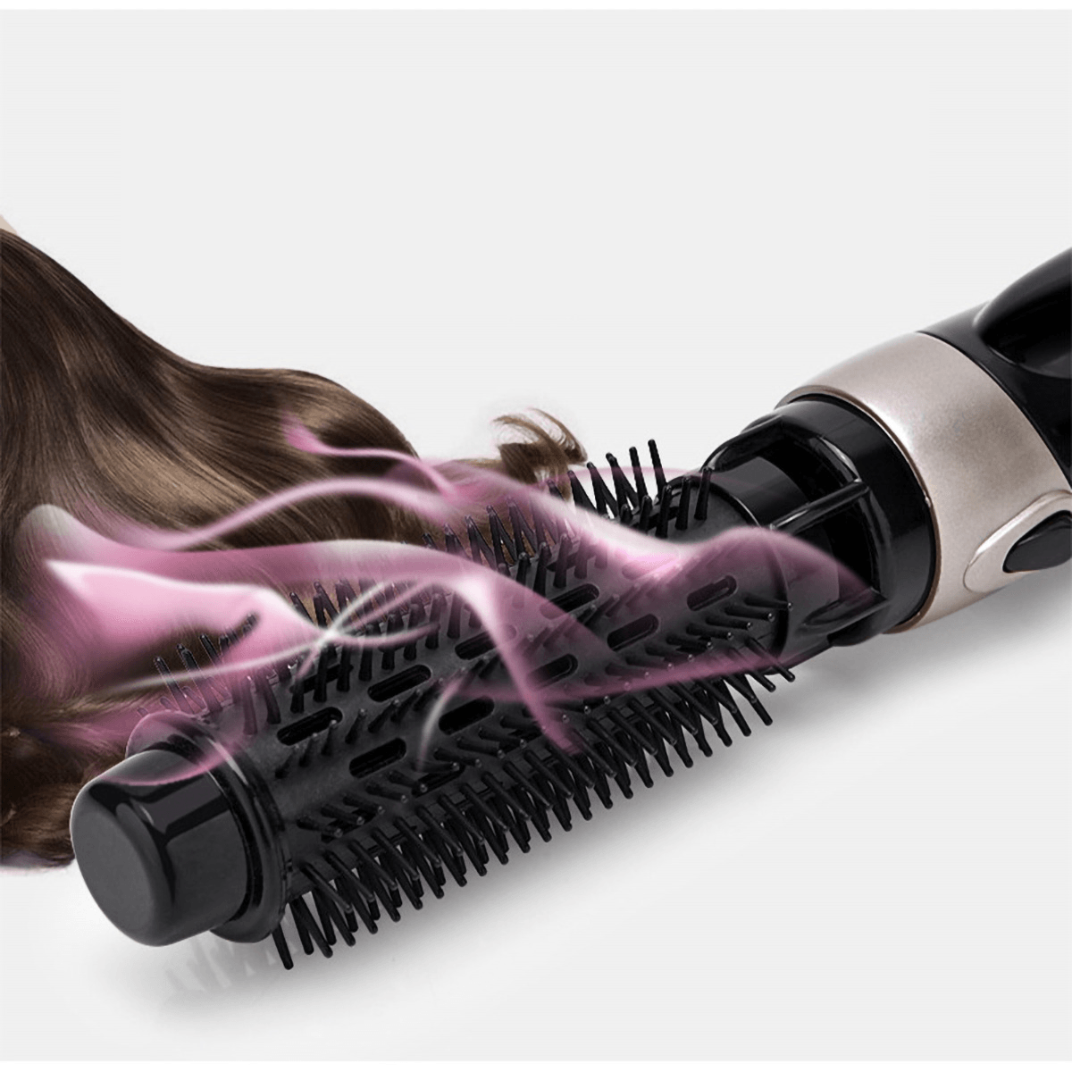 2 in 1 Professional Hair Dryer Comb Wet/Dry Hair Straightener Styling Curling