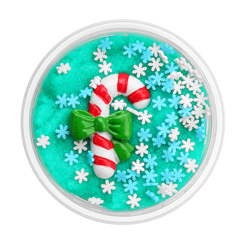 60ML Christmas Cloud Slime Scented Charm Mud Stress Relief Kids Clay Toy