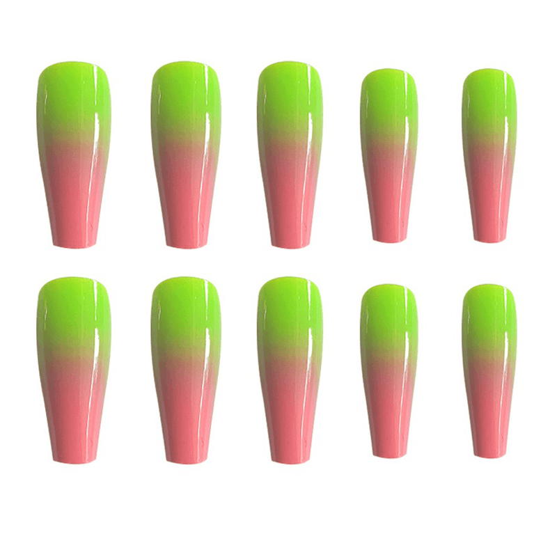 Lot de 24 faux ongles réutilisables à couverture complète, ongles cercueil, longs ongles ballerines, demi-ongles français