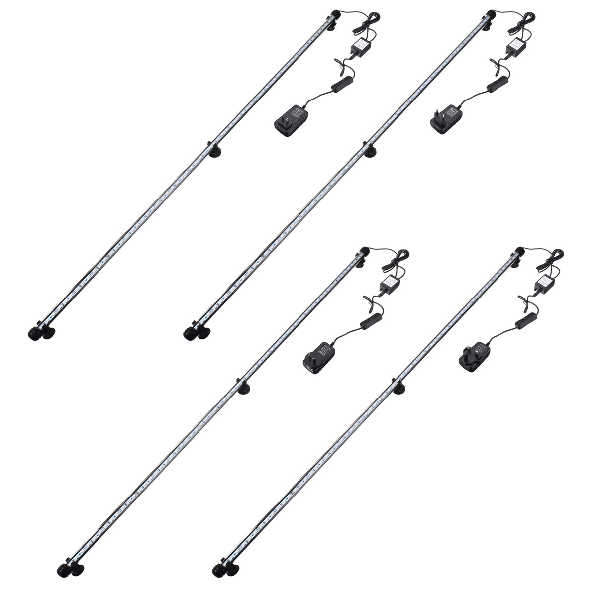 Lumière d'aquarium à LED 112CM 13.4W IP68 étanche 66PCS RGB LED à distance Lumière d'aquarium à LED submersible