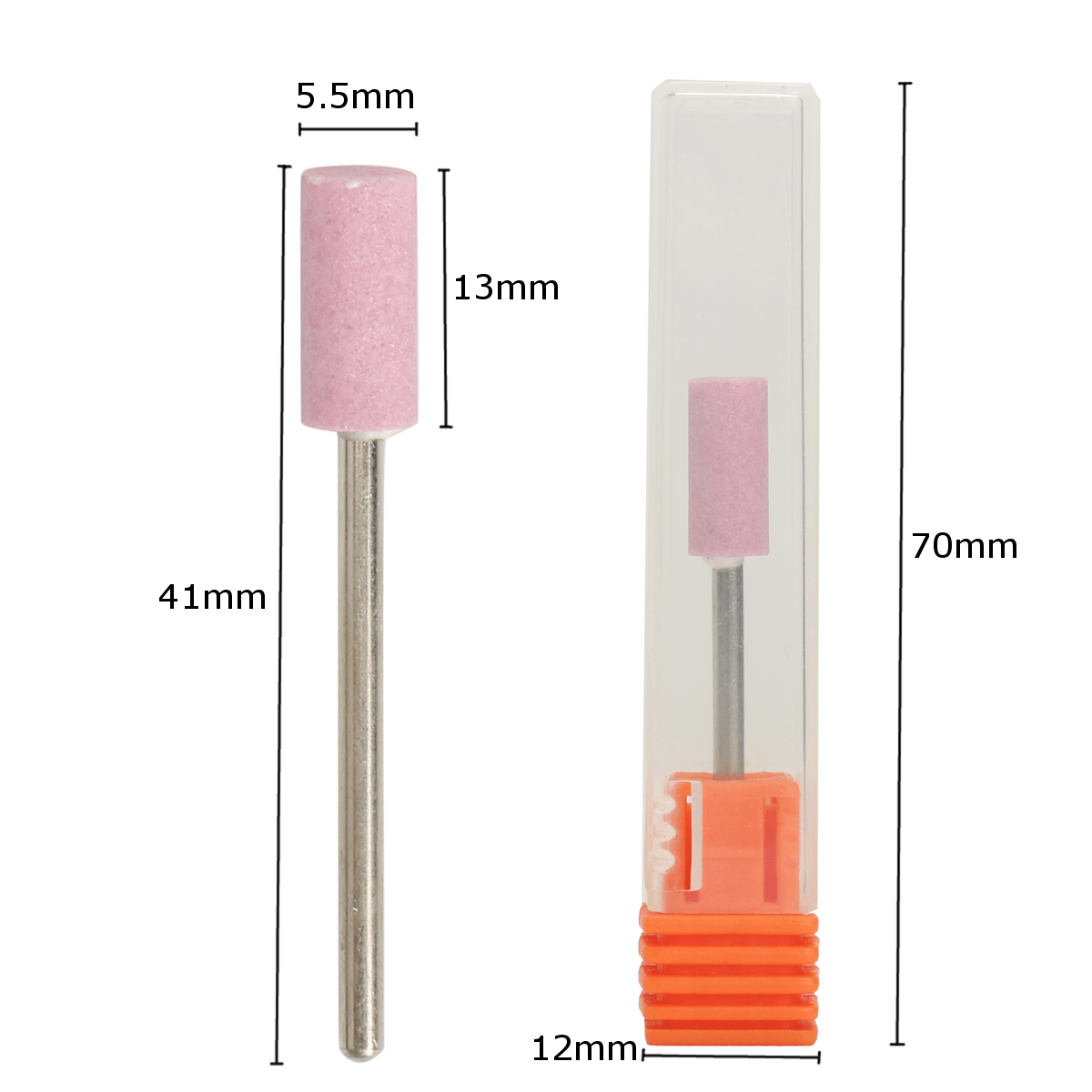 Foret à ongles en carbure de céramique à tige 3/32 pour lime rotative pour manucure et pédicure