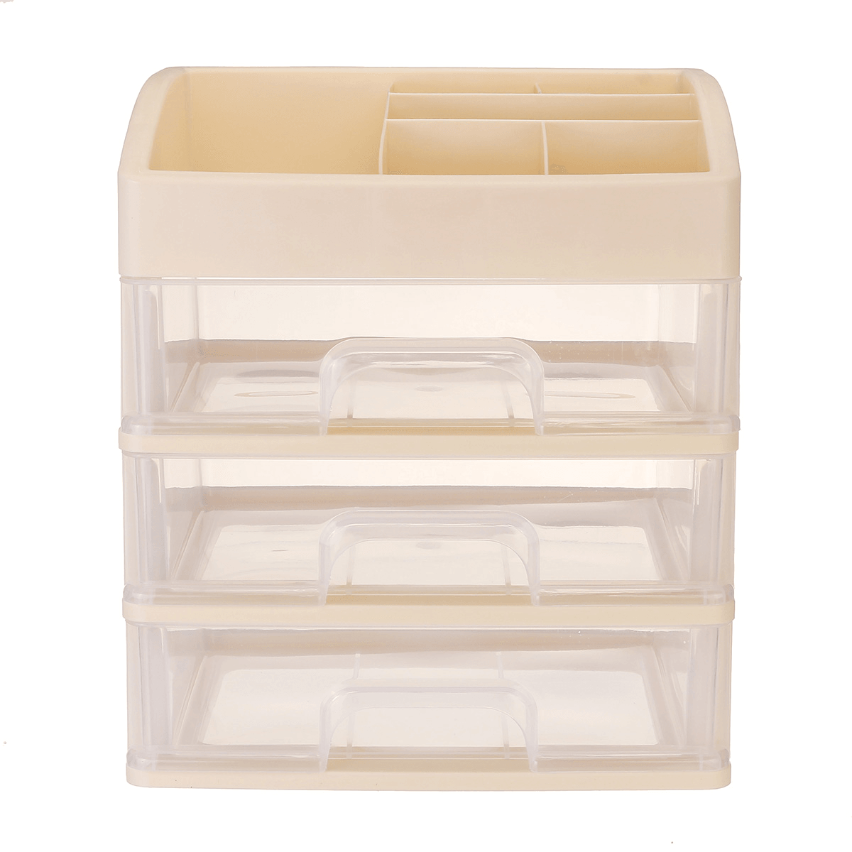 Organisateur de maquillage cosmétique à 1/2/3 couches, boîte de rangement bien rangée, boîte à bijoux, étagère, tiroir