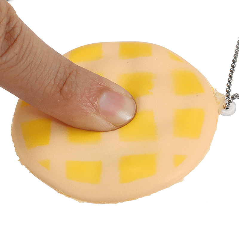 Colgante de galleta con sonido blando de 6 cm, estilo japonés, regalo para niños con embalaje