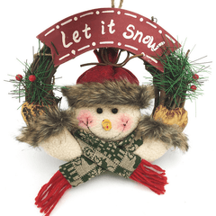 Christmas Decoration Toys Father Christmas Snowman Elk Welcome Party