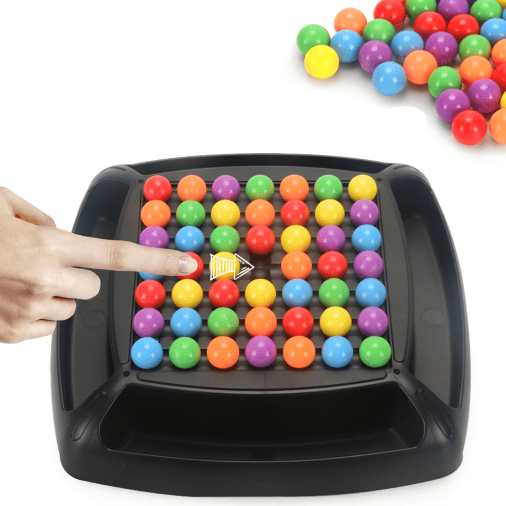 Desktop Butt-To-Play Game Rainbow Ball Puzzle Toy for Chlidren Toys