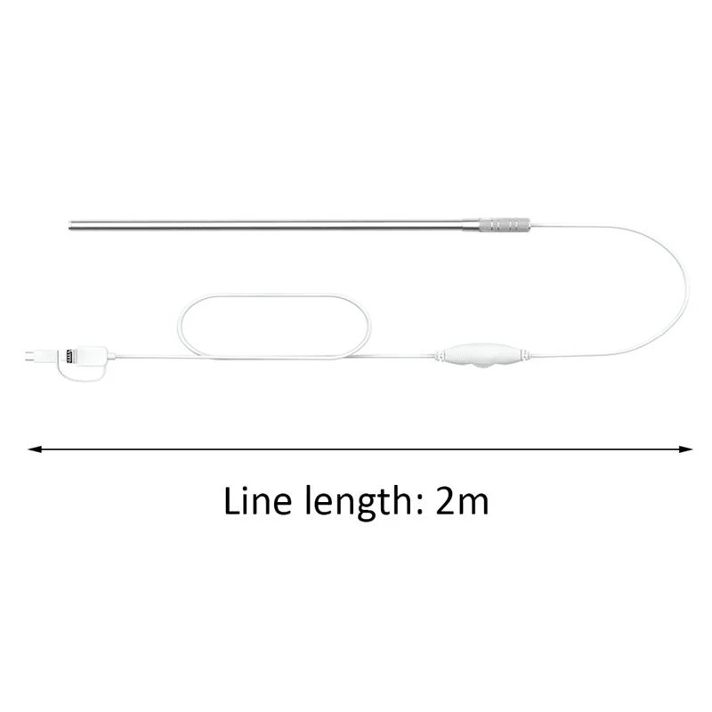 Cure-oreille 3 en 1 pour nettoyage des oreilles, endoscope, cuillère auriculaire visuelle HD, cure-oreille multifonction avec mini lentille, outils de nettoyage des oreilles adaptés à USB Android Type-C