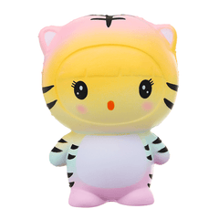 Gigglebread Tiger Squishy 12*9.5*7.5Cm Slow Rising with Packaging Collection Gift Soft Toy