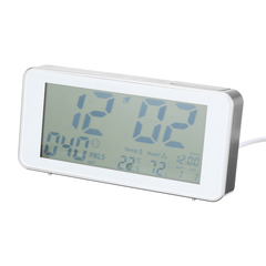 Air Quality Monitor for PM2.5 Professional AQI Sensor Air Humidity Detector Real Time Display with Clock