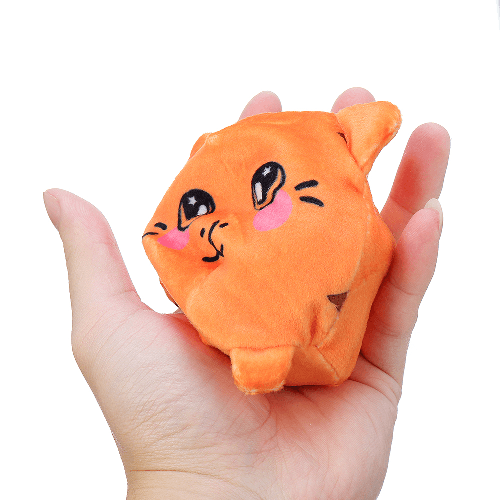 Jouet en peluche Squishamals Tiger Squishy en mousse de 3,5 pouces, pendentif en peluche à remontée lente