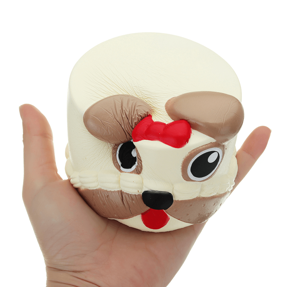 Dog Head Squishy 9*6CM Slow Rising with Packaging Collection Gift Soft Toy