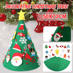 Christmas Hat Decoration Tree Handmade DIY Three-Dimensional Christmas Gift