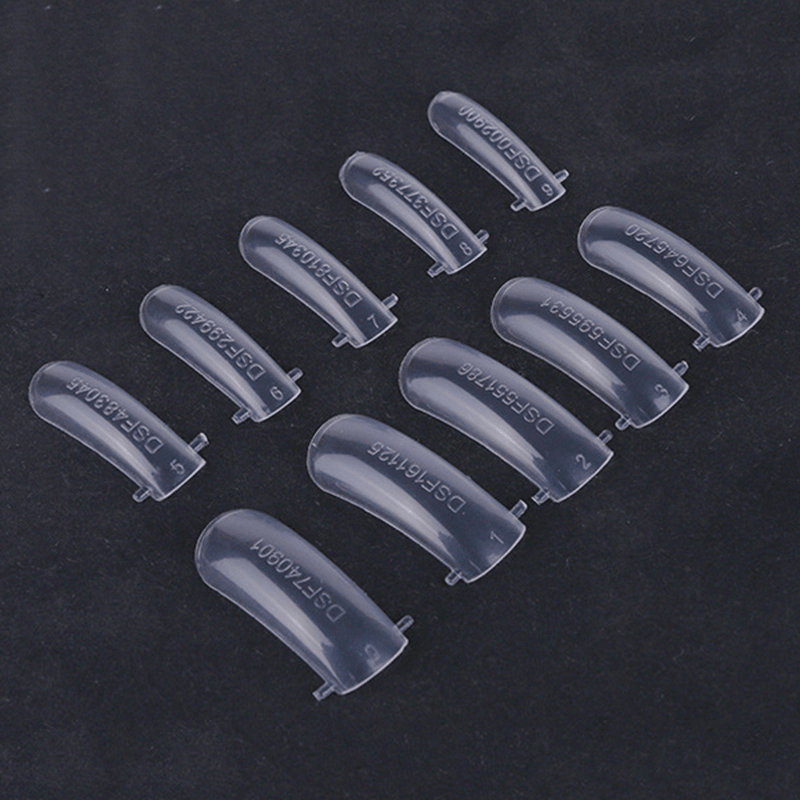 Kit de 100 faux ongles en gel UV pour extensions et construction rapide de 10 ml