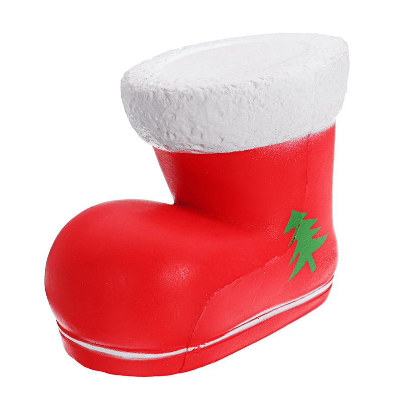 Chameleon Squishy Christmas Boots Santa Clause Boot Slow Rising with Packaging Gift Decor Toy