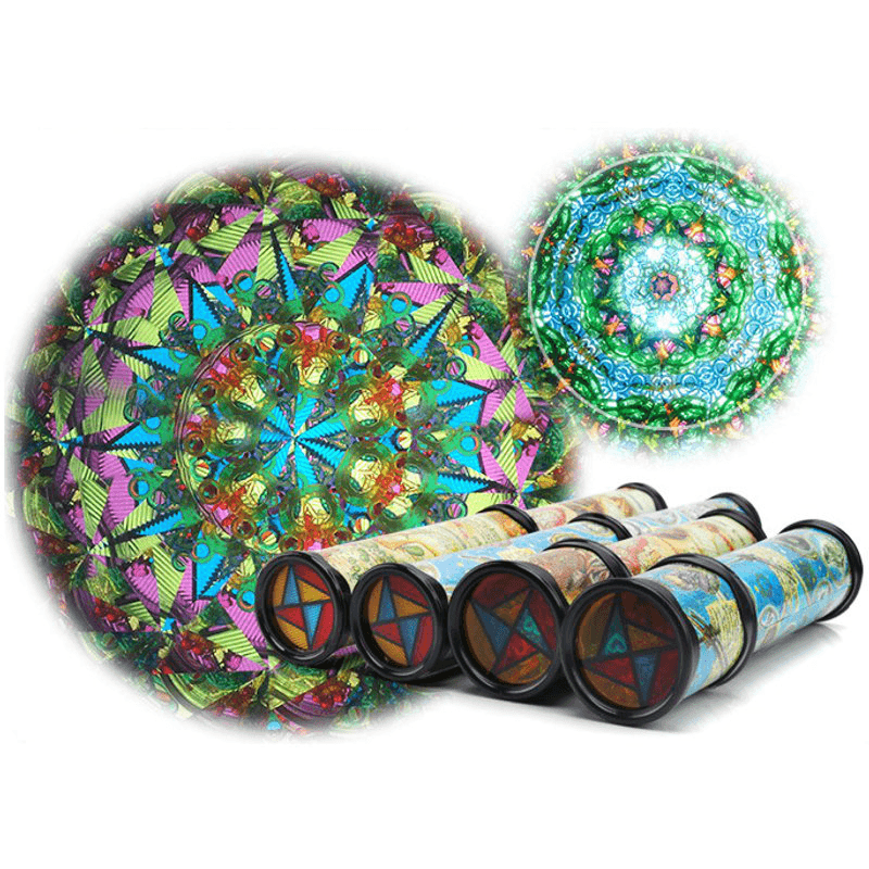 21Cm Rotating Kaleidoscopes Colorful World Preschool Toys Style Random Best Kids Gifts