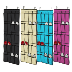 20 Grid Space-Saving Wall-Mounted Shoe Rack Cloth Multifunctional Clothes Storage Bag