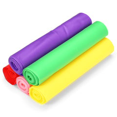 Bandes élastiques de résistance pour yoga, pilates, étirements, exercices à domicile, salle de sport, épaisseur 0,35 mm, 1,5 m