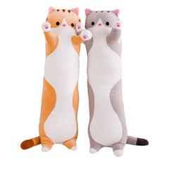 110/130 cm mignon chat en peluche poupée oreiller en peluche douce poupée jouet pour enfants