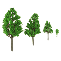 Lot de 10 mini arbres artificiels en peuplier de 3 à 14 cm pour décoration de maison, de bureau ou de fête