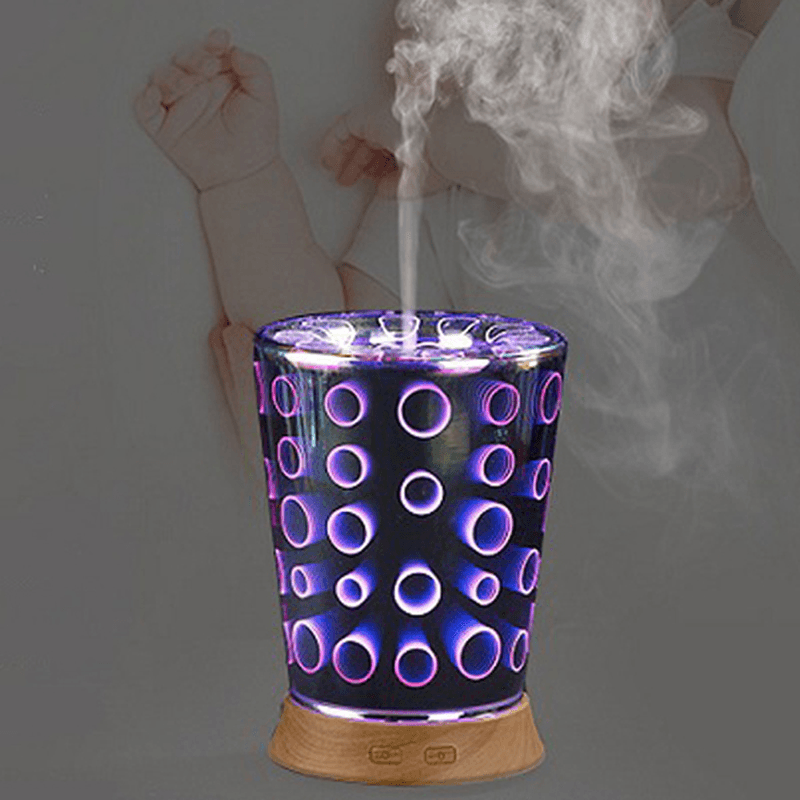 Essential Oil Aroma Diffuser Ultrasonic Humidifier Aromatherapy 3D Effect