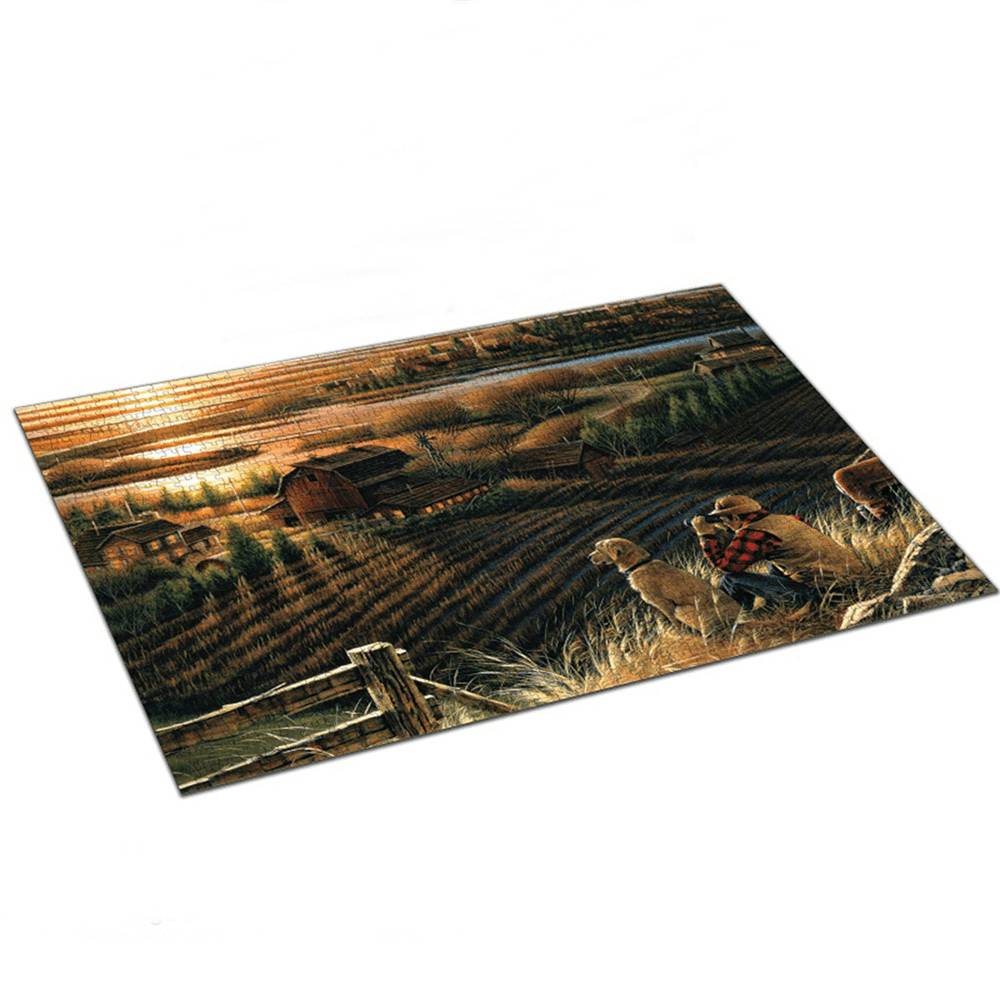 1000 Pieces Landscape Architecture Scene Series Decompression Jigsaw Puzzle Toy Indoor Toys